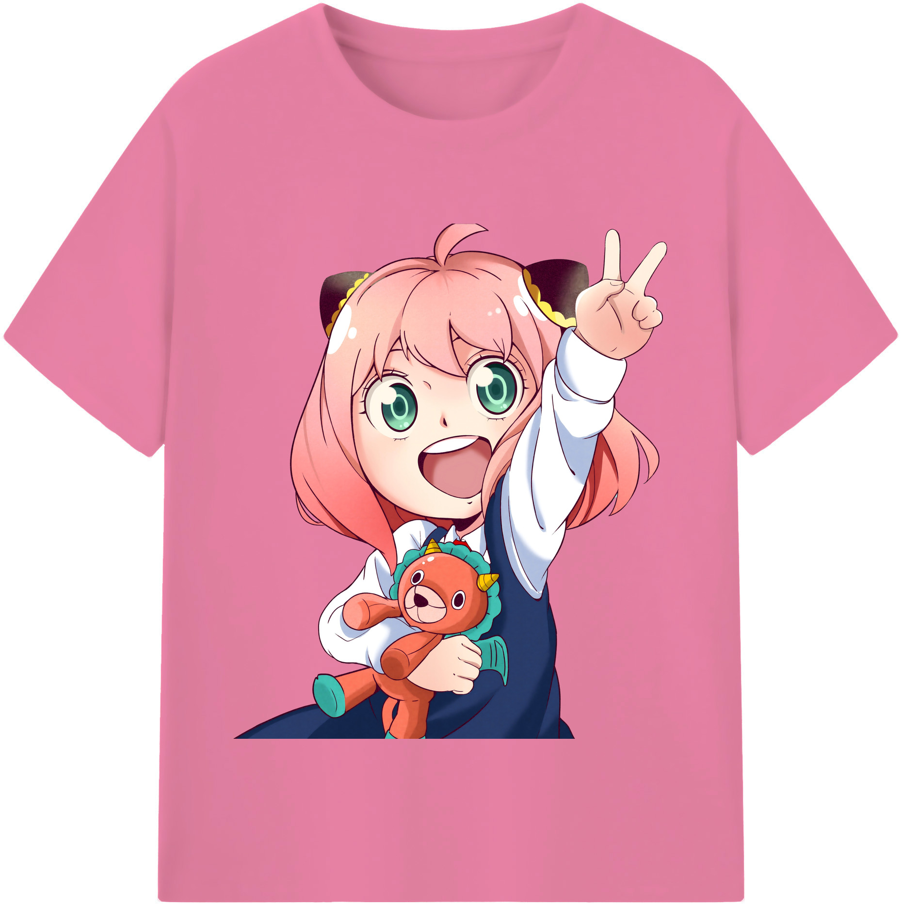 （画像用） SPY×FAMILY间谍家家酒 綿100％半袖Tシャツ（フロントプリント）